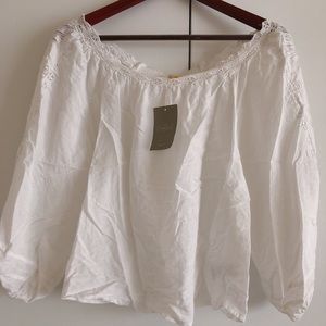 Anthropologie bubble sleeves Blouse Size XS